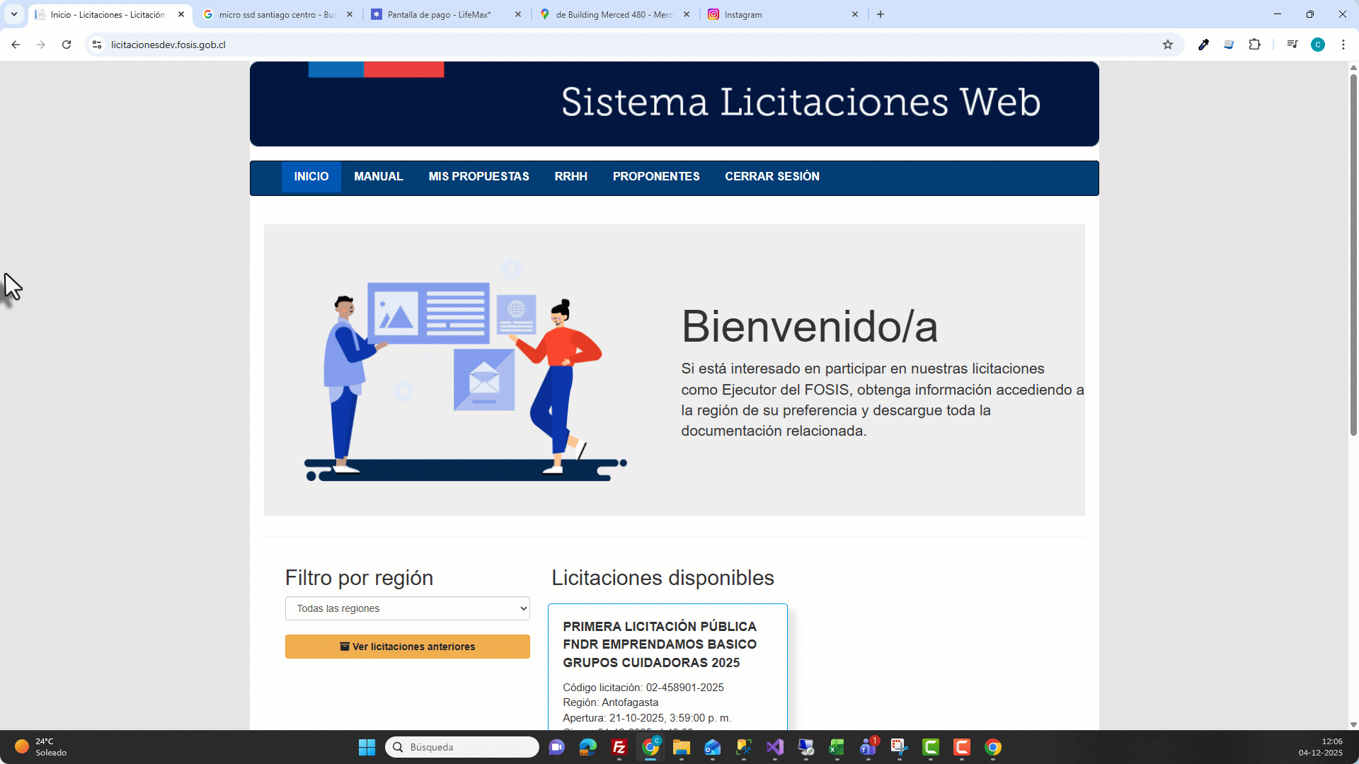 Envío fallido por información incompleta